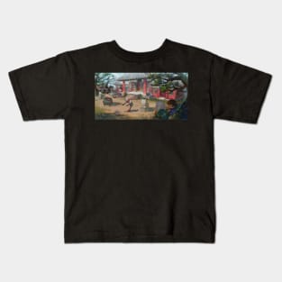 China temple Kids T-Shirt